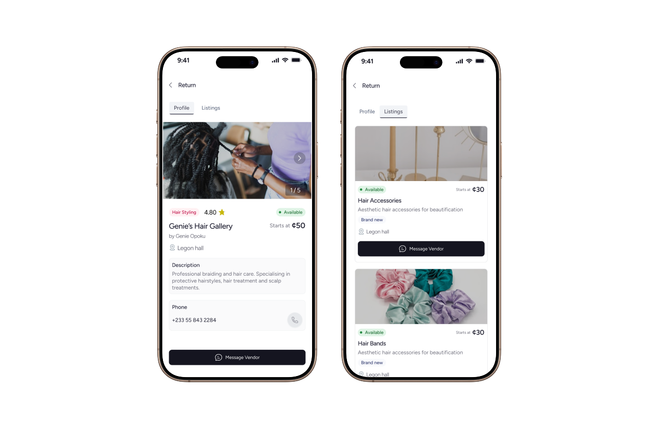Storefront vetting through profile